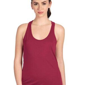 Bundle of blank ladies racerback tank tops